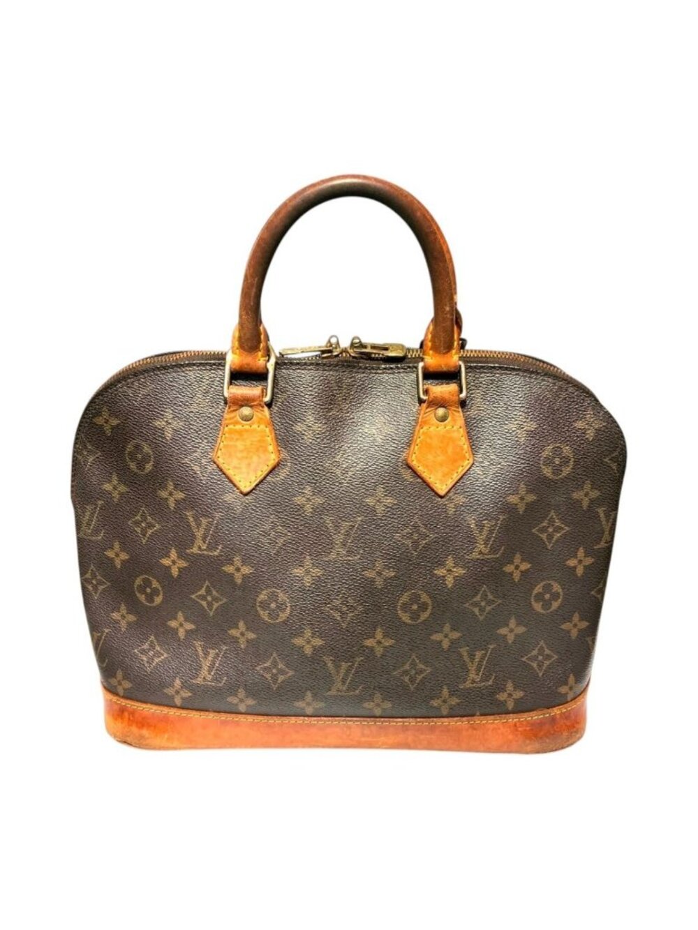 Louis Vuitton Alma Monogram Handbag Canvas